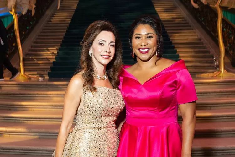 Maryam Muduroglu and London Breed attend the San Francisco Opera Centennial Celebration on Sept. 9, 2022. | Courtesy Drew Altizer