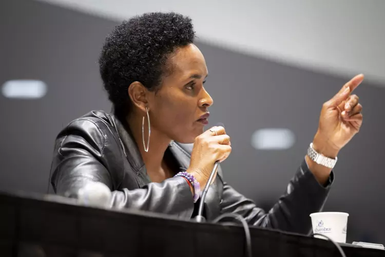 Kimberly Ellis was suspended by the city following an investigation into her department’s Shift Happens conference.