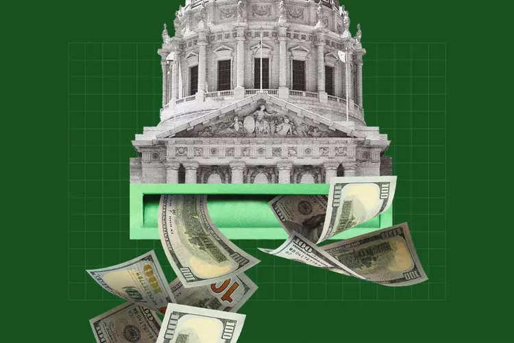 The Standard learned that San Francisco had $300 million worth of contracts with charities that had their nonprofit status revoked, suspended or tagged as delinquent by the Attorney General’s Office as of December 2022. | Illustration by Lu Chen
