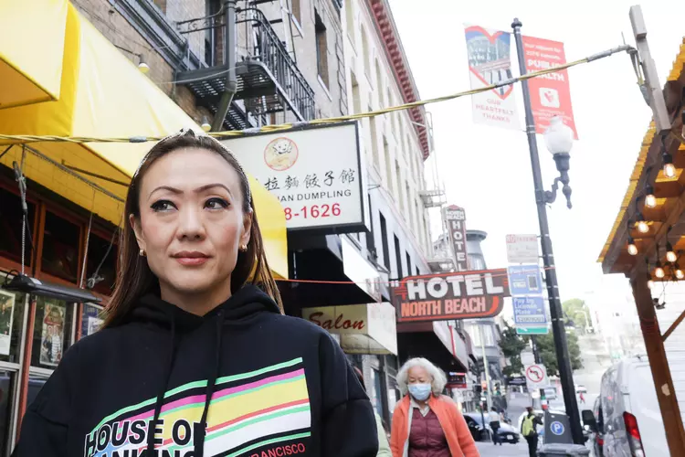 Kathy Fang, a celebrity chef and second-generation owner of House of Nanking, speaks out against the sober housing plan in San Francisco’s Chinatown.