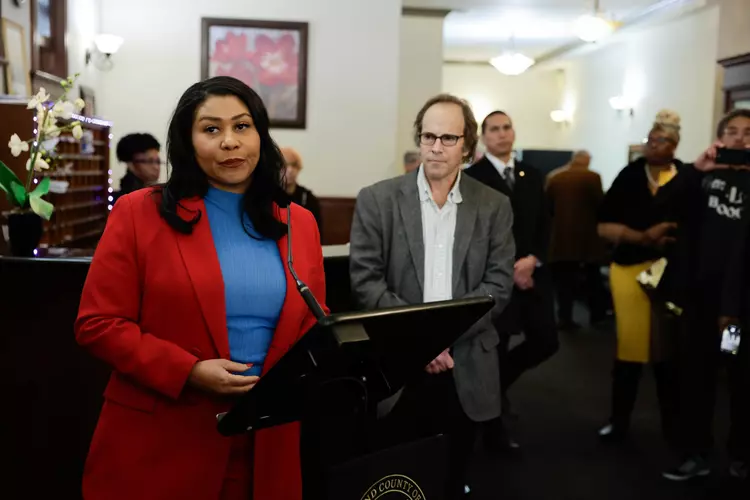 Mayor London Breed touted a proposed sober living facility funded by the city, but some Chinatown locals complained that they weren’t consulted.